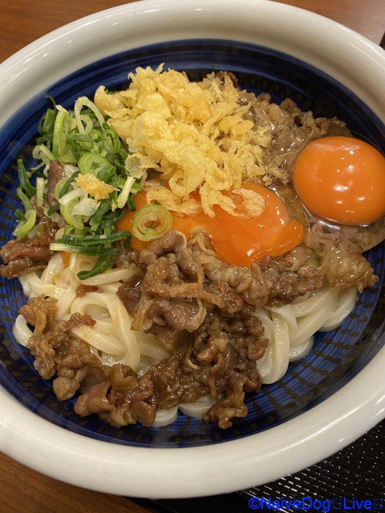 丸亀製麺 肉ぶっかけうどん