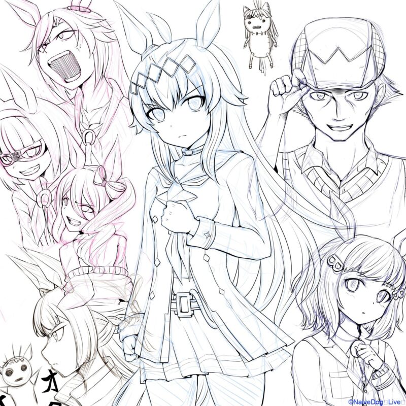 ウマ娘のカサマツ編メンバートップ絵