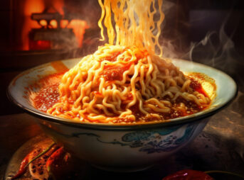 辛いラーメン