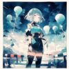 midjourney 美少女　アンドロイド　七夕　チャットリーナ