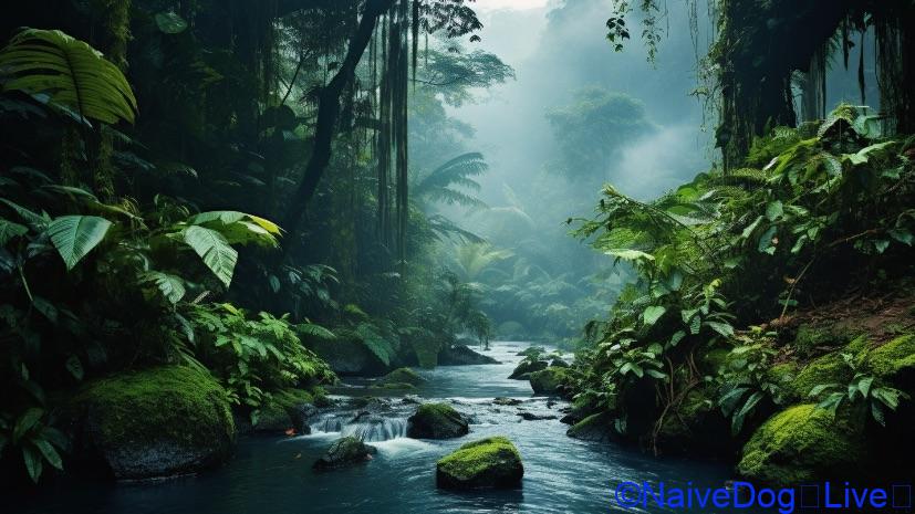 南米ペルー　ジャングル　イメージ　画像生成