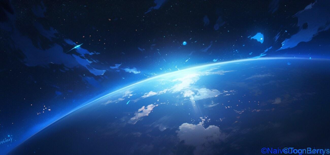 (移動済み)雑実写でも地球は狙われている。「蒼き流星SPTレイズナー」の動画が登場 9 宇宙 地球 イメージ 画像生成