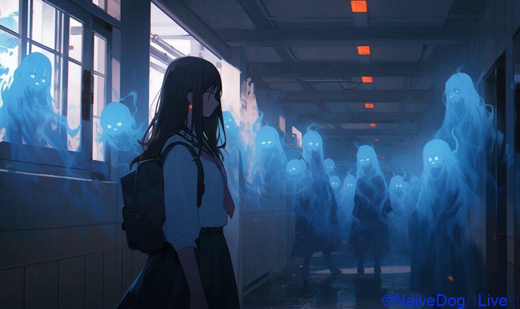 学校の怪談 ホラー 少女 学生
