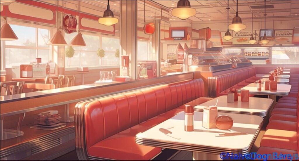 ファミレスに閉じ込められたら何をする?不思議なインディーゲーム『ファミレスを享受せよ』を遊んで調査せよ 81 ファミレス イメージ 画像生成