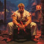 ストリートファイター風の男性