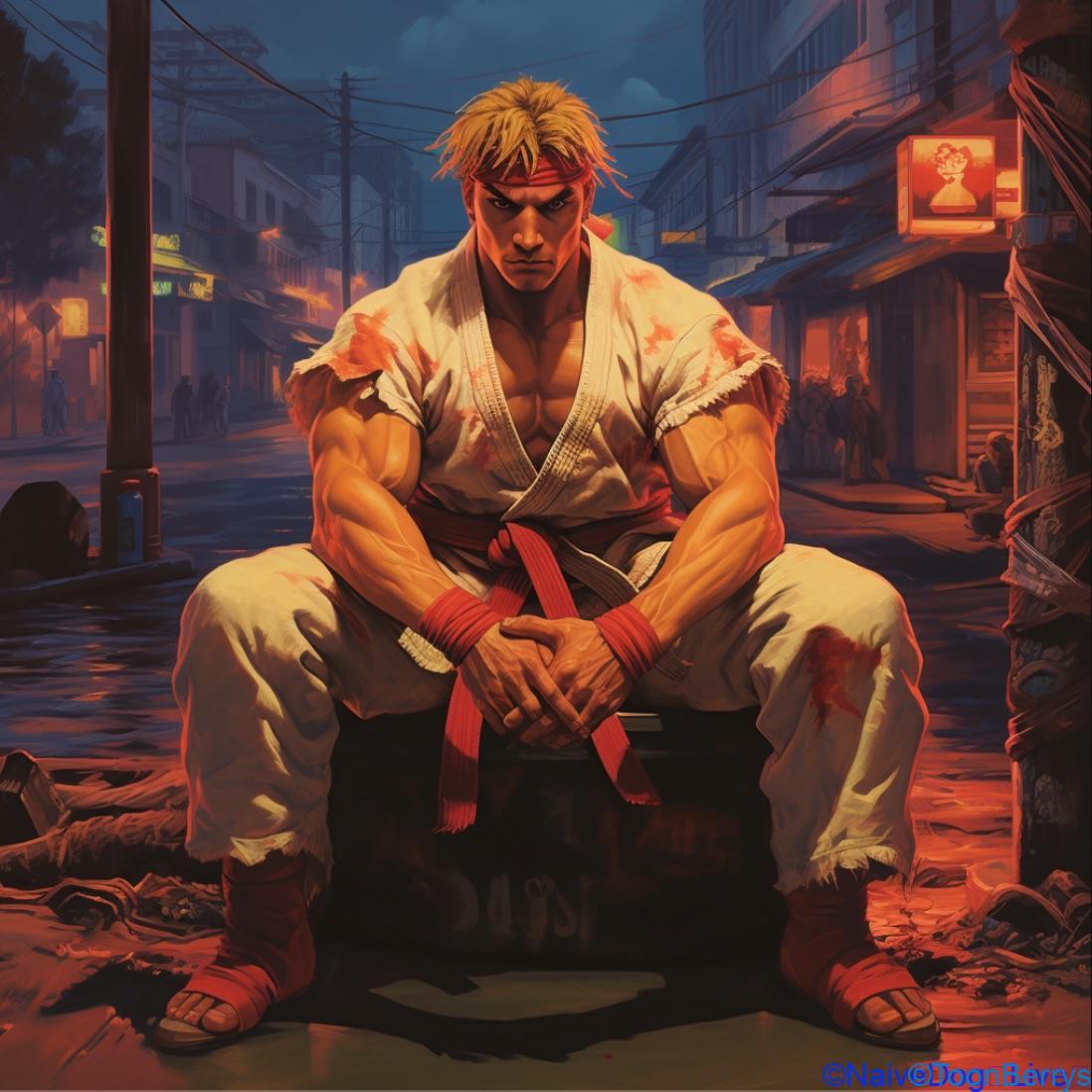 アメリカのゲーム購入後2週間で返品:岡本吉起が考える可能な文化とその影響 1 ストリートファイター風の男性