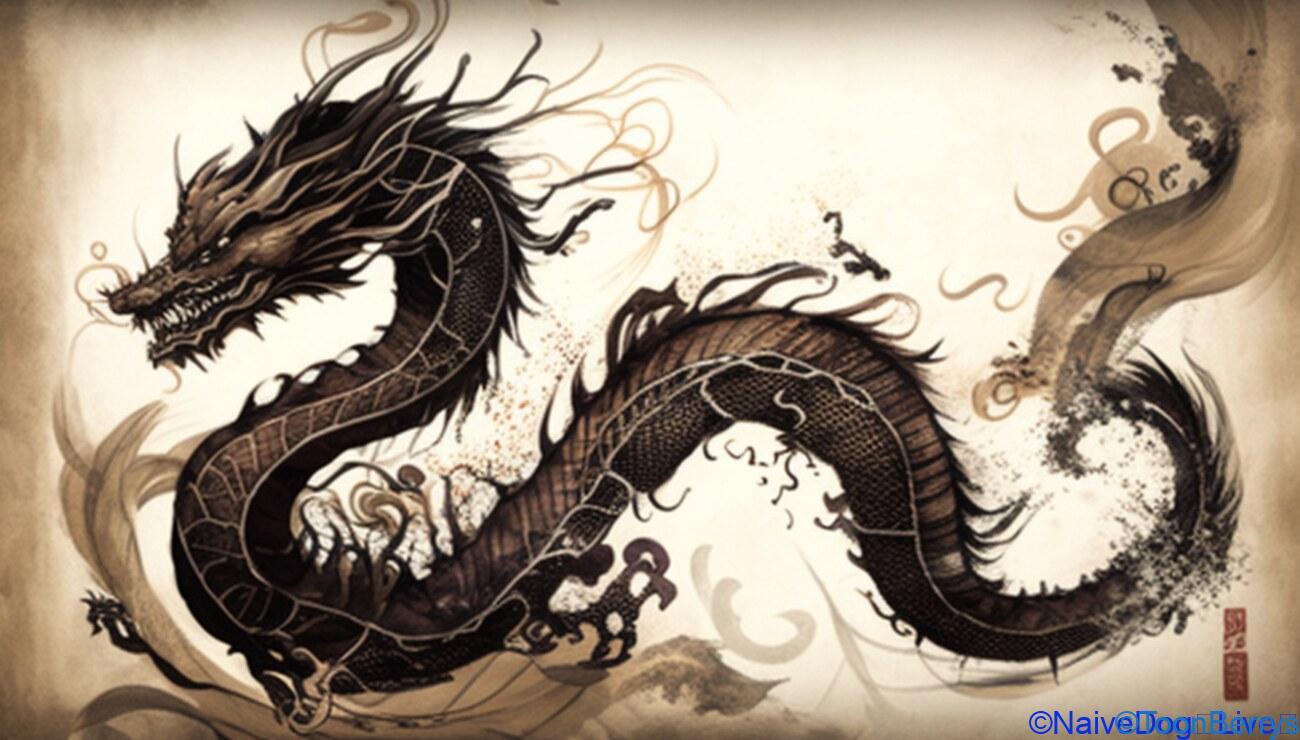 画竜点睛を描く、水墨画の世界を動き回る「TENSEI」が登場! 22 画竜点睛を描くイラスト