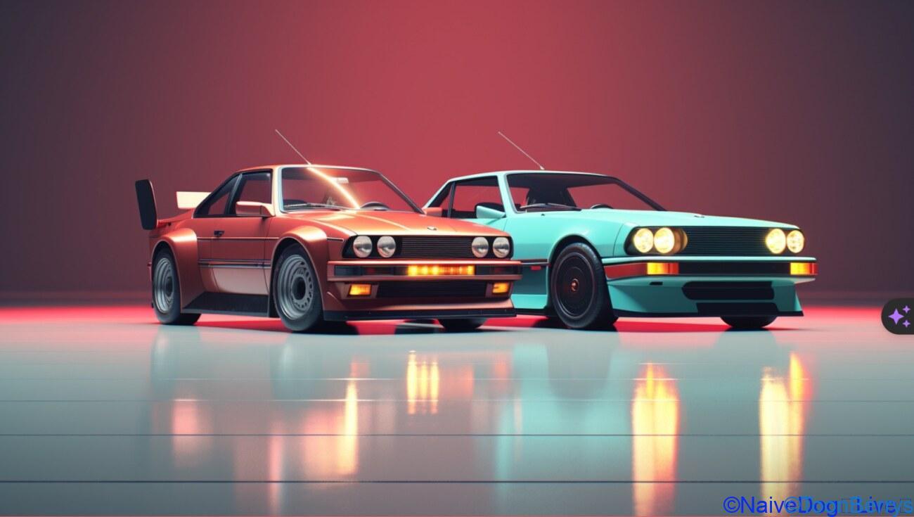 無人の自動車が無数に襲いかかる恐怖:インディーゲーム「Decimate Drive」で身を守れ 1 暴走する自動車から逃げとDecimate Drive 80年代の車