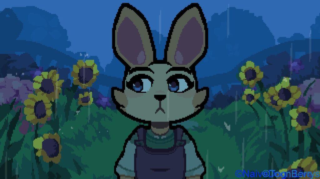 ピクセルアートで描かれたホラーインディーゲーム「The Bunny Graveyard」:謎を解いて真実を暴け! 12 ウサギのキャラクターが彷徨う海外のホラーゲーム