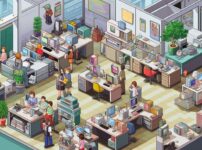 スーファミ風の車内風景のイラスト