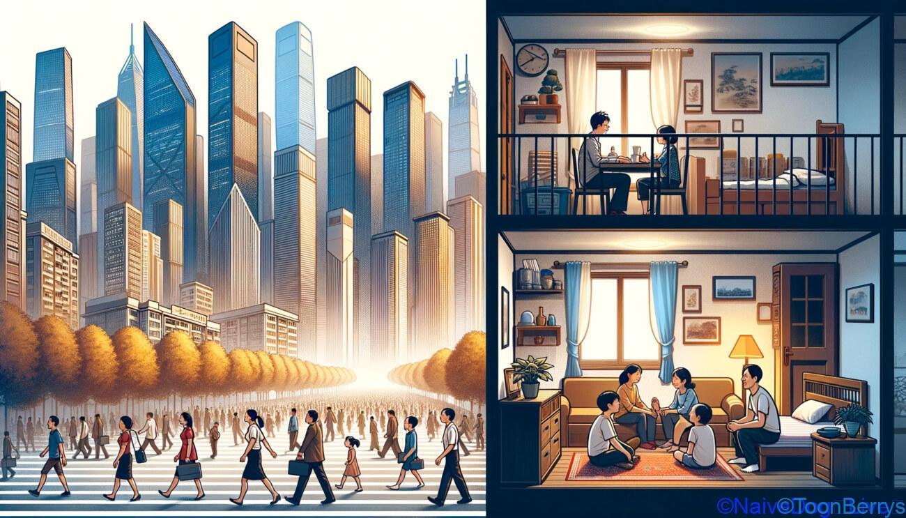 クレヨンで描かれた1999年の中国の世界を体験できるインディーゲーム「完美的一天」 28 中国の高度経済成長と一般家庭