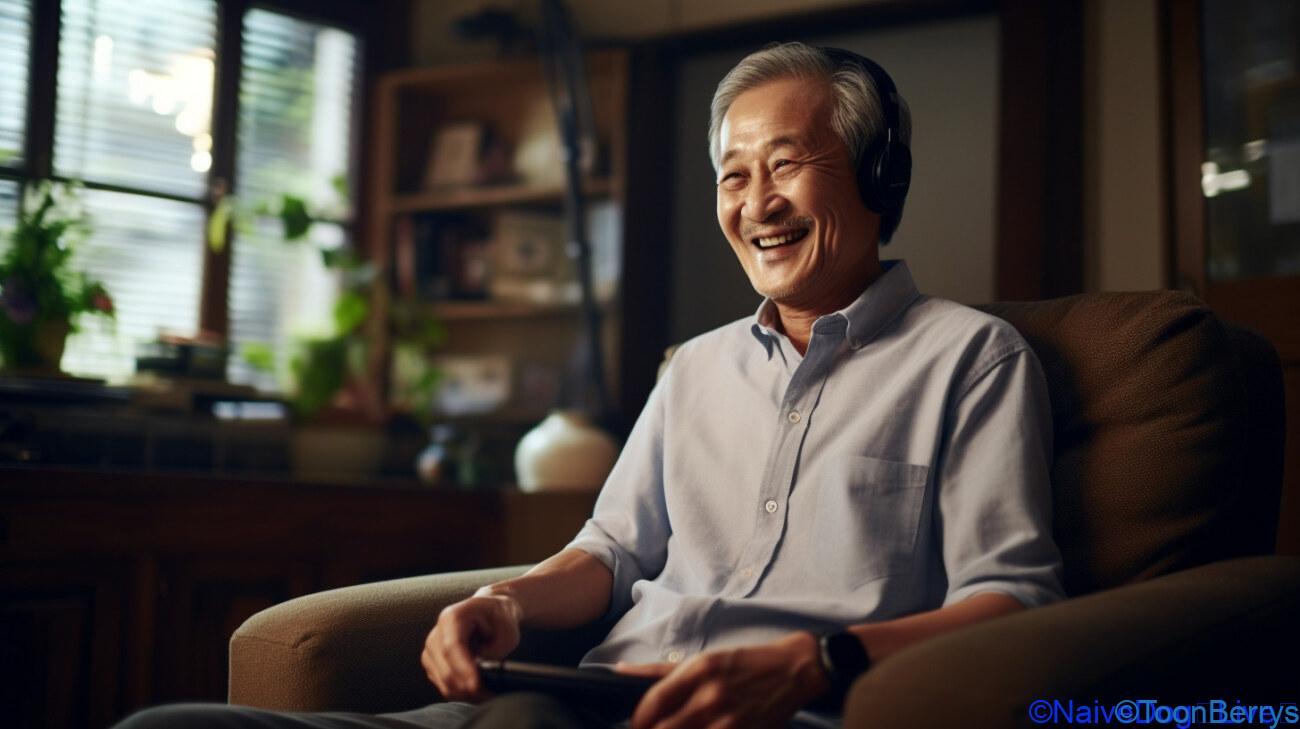 名探偵じゃない、げんきなピカチュウと遊ぶ大和田伸也 1 ゲームを楽しむ50代.60代男性
