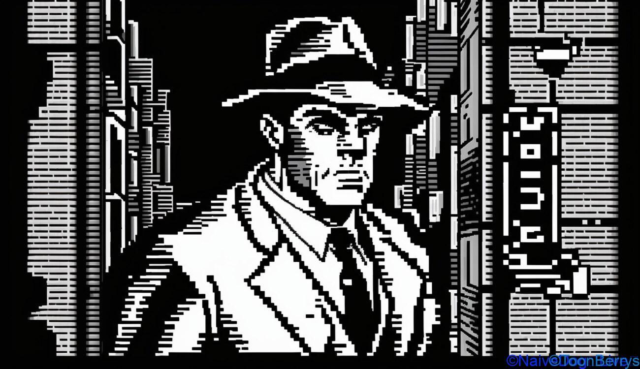 GBちっくなドット絵:20万ダウンロードの実績を持つインディーゲーム「和階堂真の事件簿」がswitchとSteamにくる! 1 ハードボイルドなピクセルアートの世界