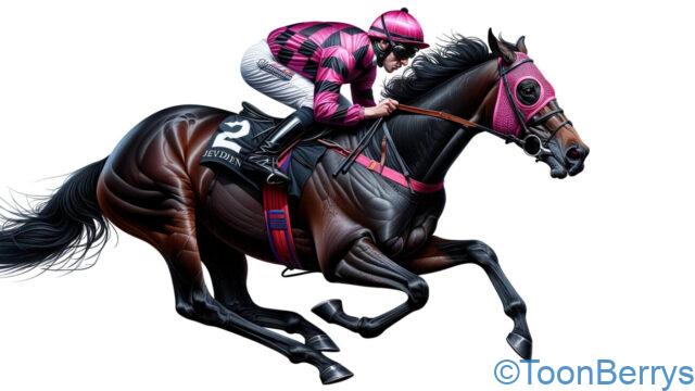 競走馬のイラスト