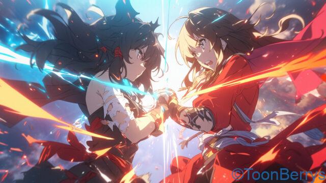 Vtuber多比が地獄の戦いをするイラスト