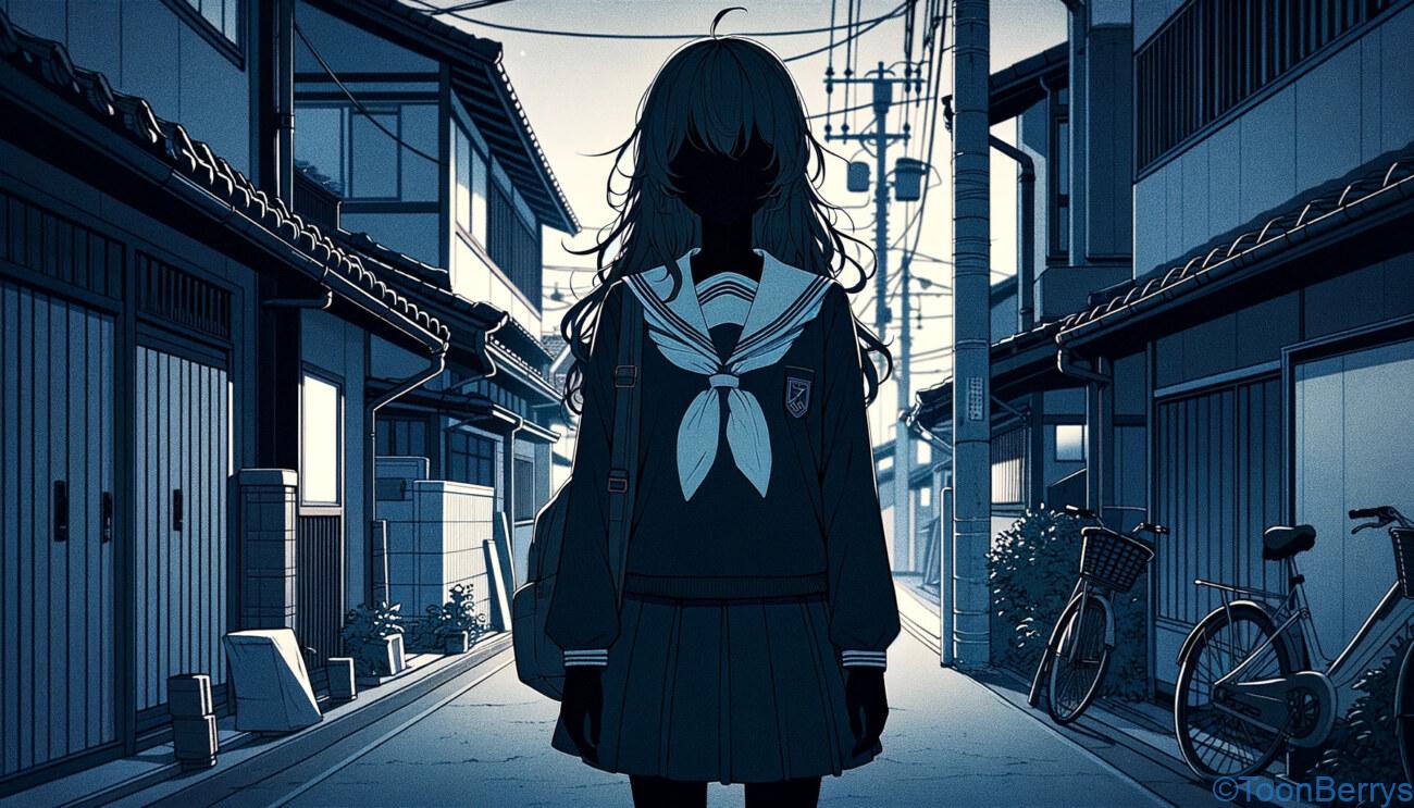 冬の切ないお話「12月に雪は降らない」 1 女性高校生と街並み