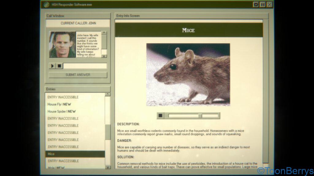 「夜陰に紛れたささやきの呼び声 ― Home Safety Hotline」 6 男性とマウスが描かれた画像