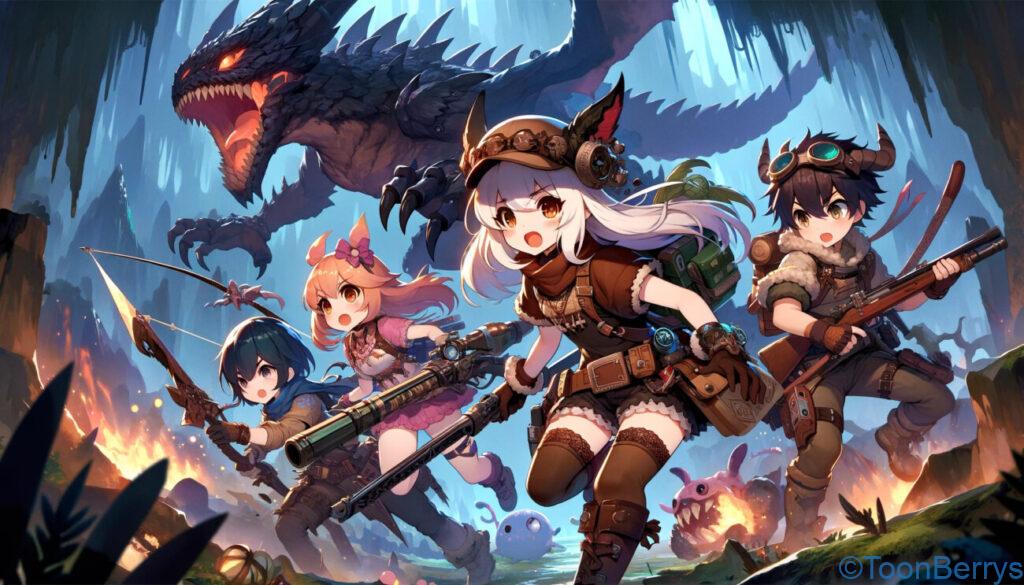 受付嬢としてギルドを盛り上げろ「がんばれ!受付嬢」ちゃん。 27 モンスターハンター的なイメージ