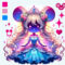 ネズミの擬人化したアイコン