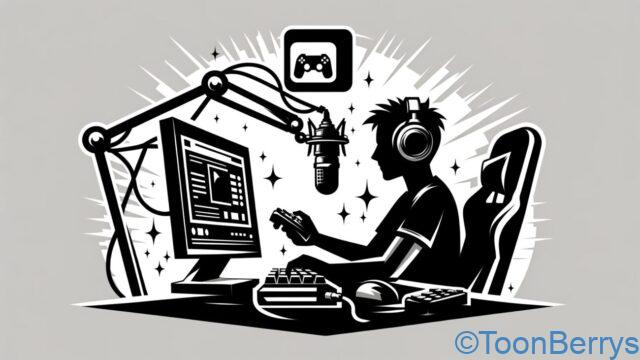 ゲーム実況のイメージイラスト