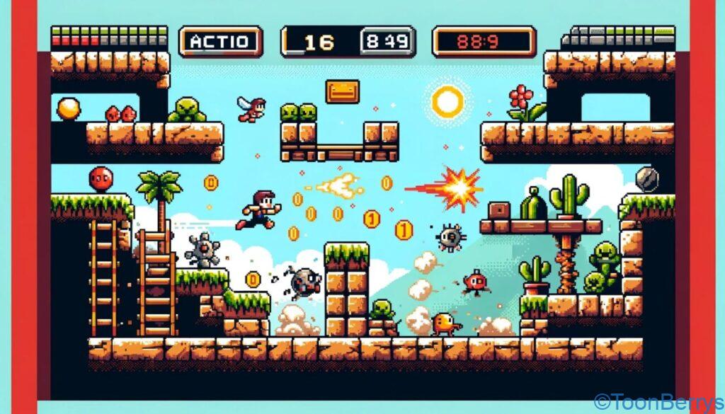 【ゲーム業界の豆知識】ゲームの移植について、クリエイターが語る 8 アクションゲームのイラスト