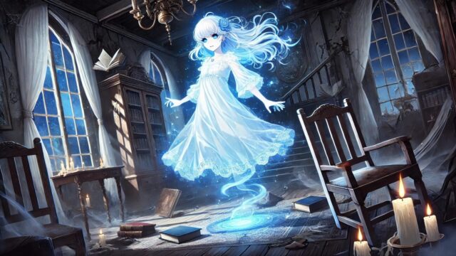 ポルターガイストな女性の幽霊