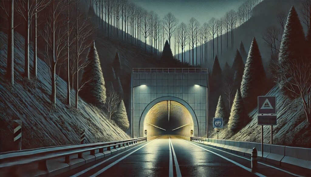 トンネルのイラスト