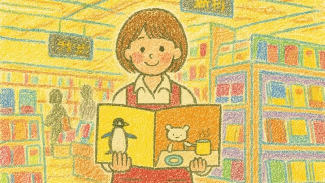 ふらっと「店長がバカすぎて」を読んでみて 13 絵本を見せる女性